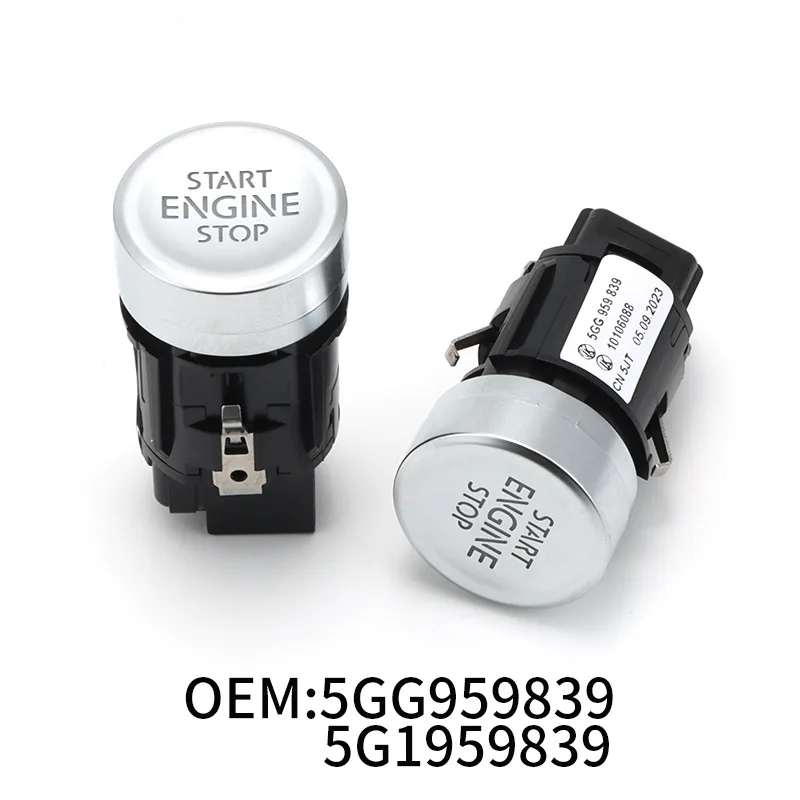 5G1959839A is suitable for Volkswagen Golf 7 One click ignition switch button button 5GG959839