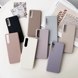 Litchi Pattern PU Leather Hard Case For Sony Xperia 10 5 V ACE III 10 Ⅳ VI Lightweight Shockproof Cover