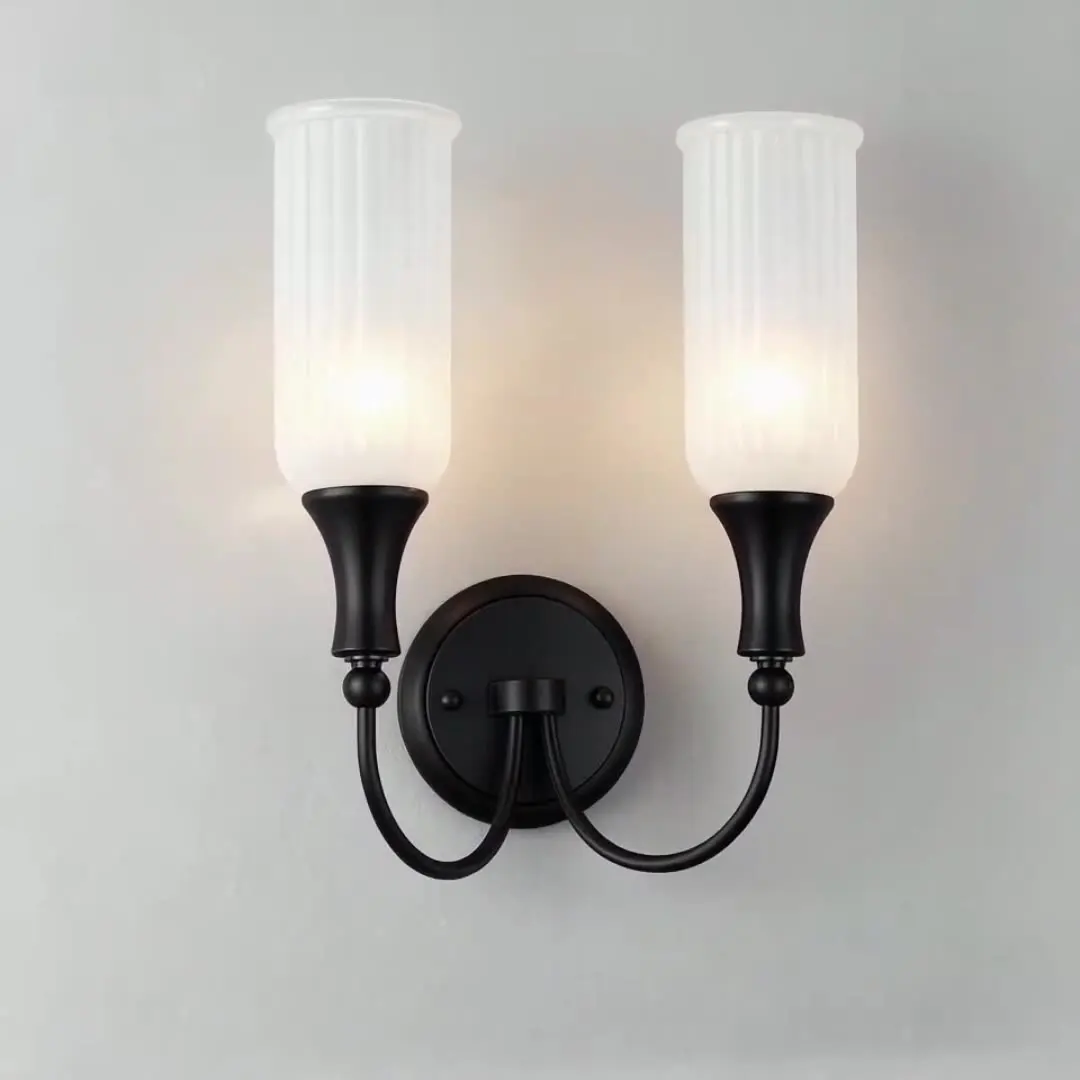 LED Full Copper Wall Lamp Living Room Bedroom Bedside Lamp Aisle Corridor Stairwell Background Wall Decorative Lamp