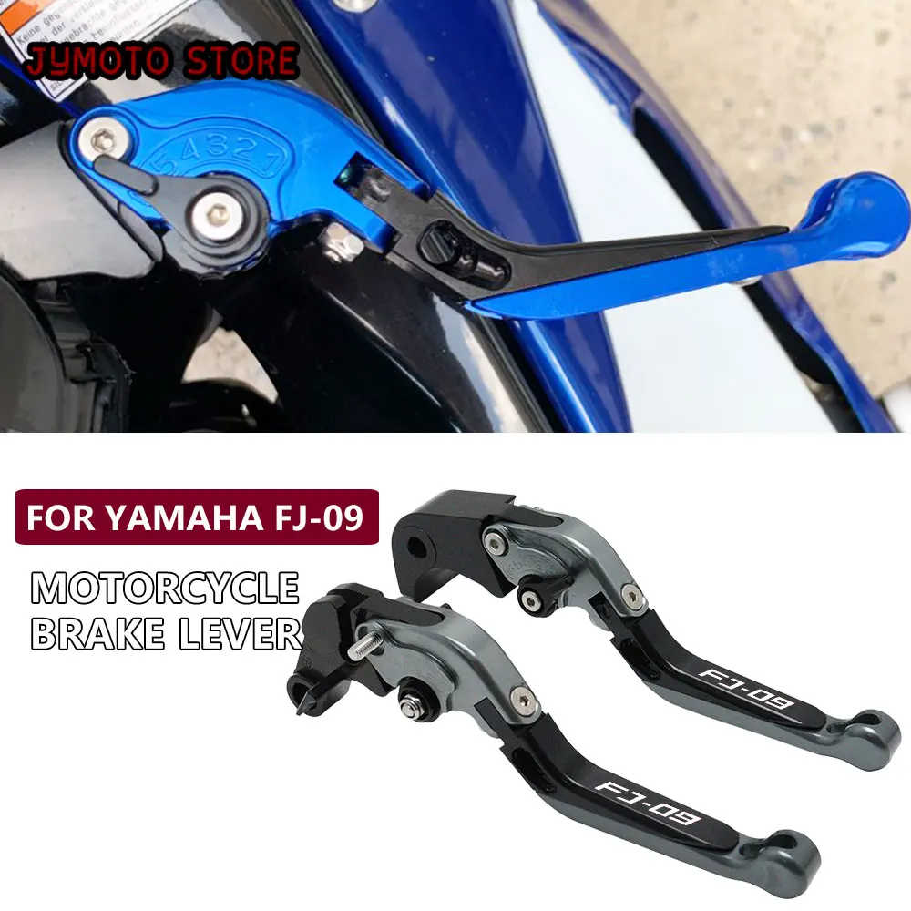 

For Yamaha FJ09 FJ-09 MT-09 Tracer GT 2015-2020 Folding Brake Clutch Lever Extendable CNC Aluminum Motoecycle Handlebar Levers