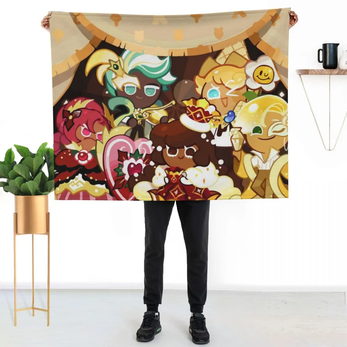 Christmas in Cookie run kingdom Throw Blanket Cozy Throw Blanket for Bed Sofa Chair