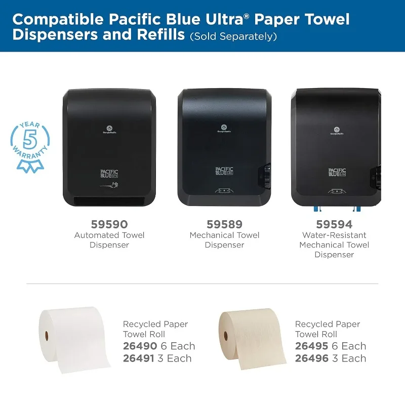 Paper Towel Dispenser, Pacific Blue Ultra 8