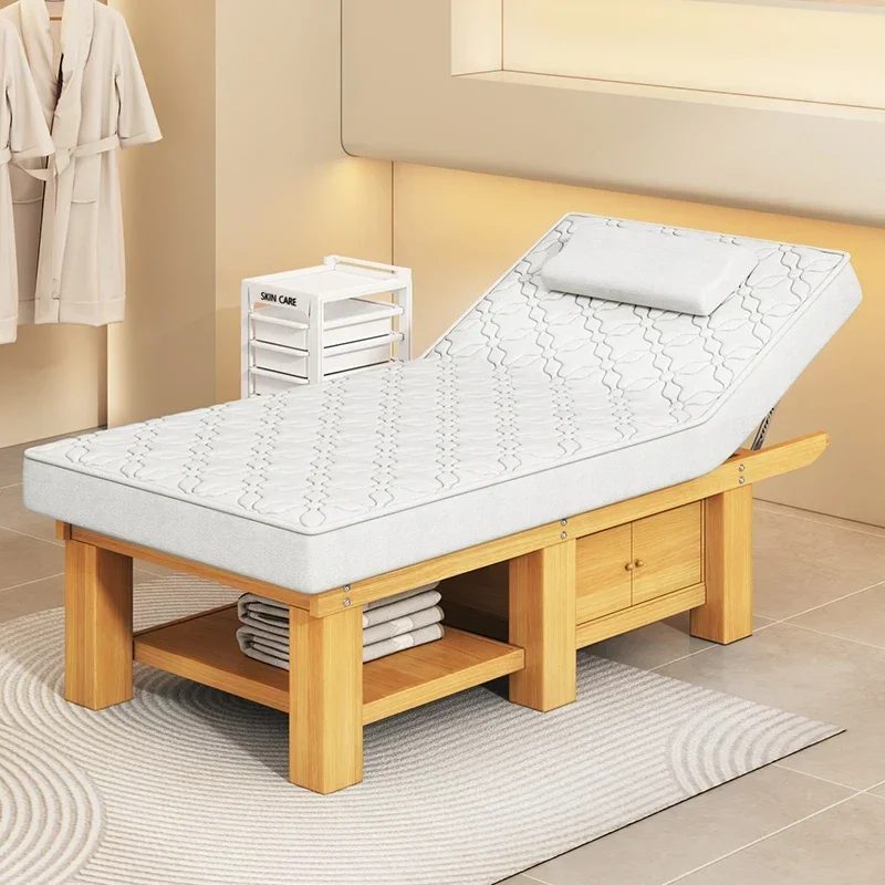 

Adjust Beauty Massage Tables Mattresses Latex Therapy Wooden Massage Tables Speciality Comfort Salon Furniture Massagebed LLMT