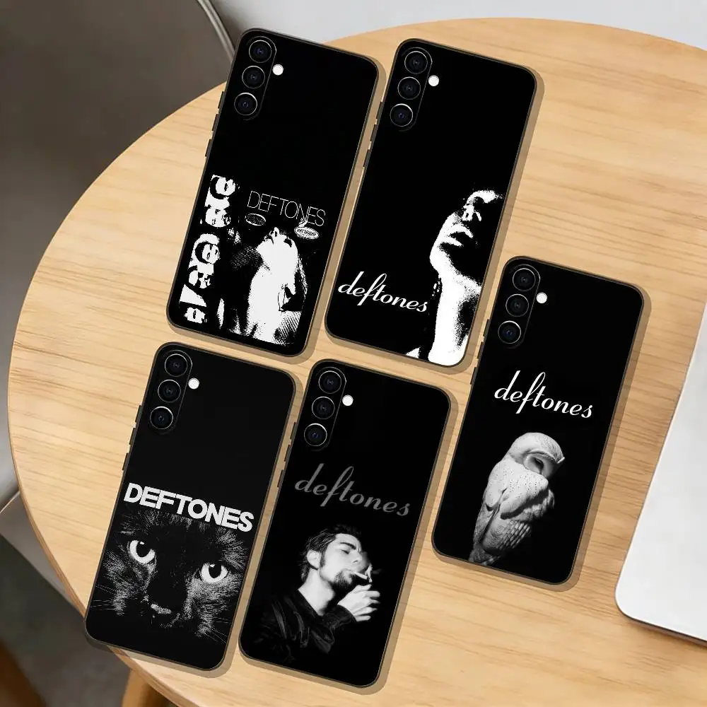 

b-Band Deftones Phone Case For Samsung Galaxy A73,A72,A71,A70,A53,A52,A51,Others Soft Black Cover