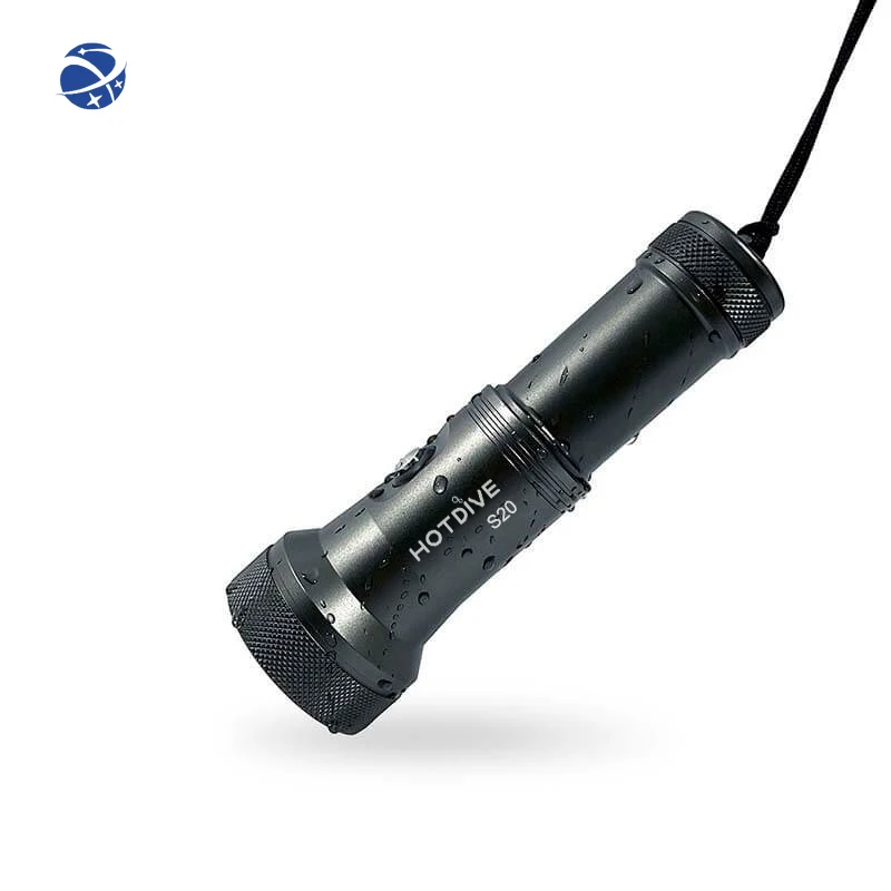 Equipo de buceo LED de 2000 lúmenes, linterna subacuática, antorcha de buceo recargable profesional