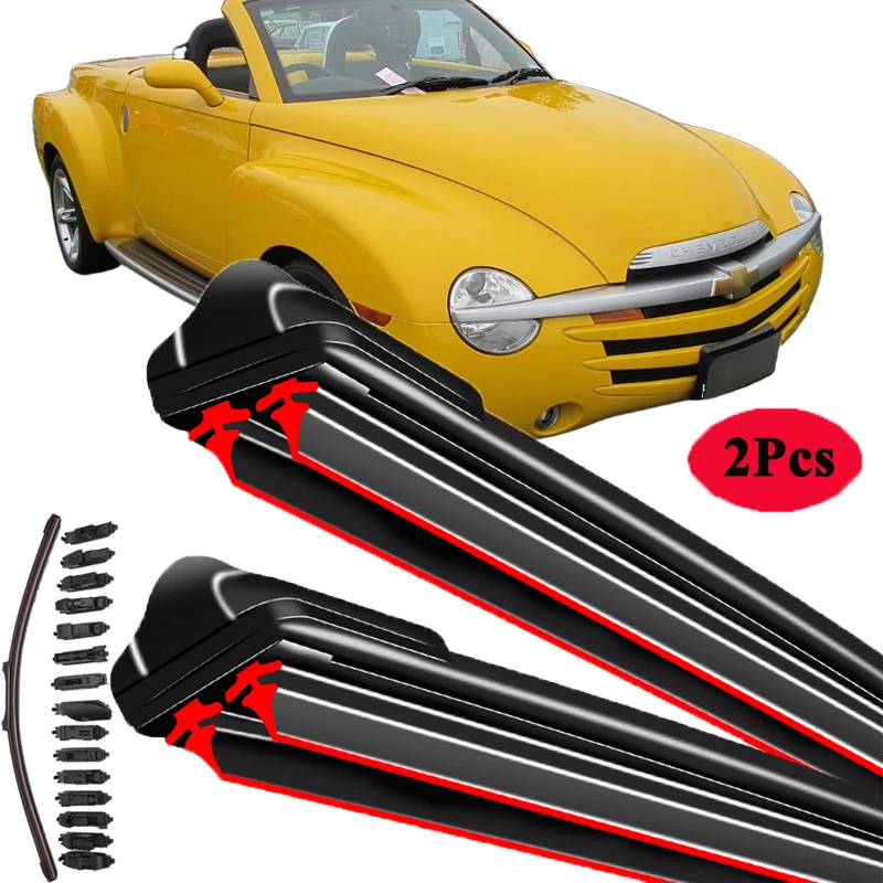 

For Chevrolet SSR 2003-2006 Car Windshield Wiper Blade Front Windscreen Brushes Washer Accessories Window Cleaning Replacement