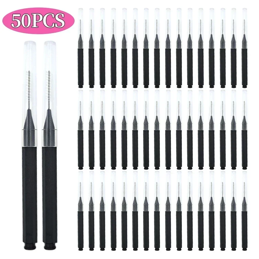 5/10/50PCS Mini Wenkbrauw Borstel Brow Perm Borstel Wegwerp Brow Lifting Borstels Buigbare Micro Wimper borstel Applicators Gereedschap