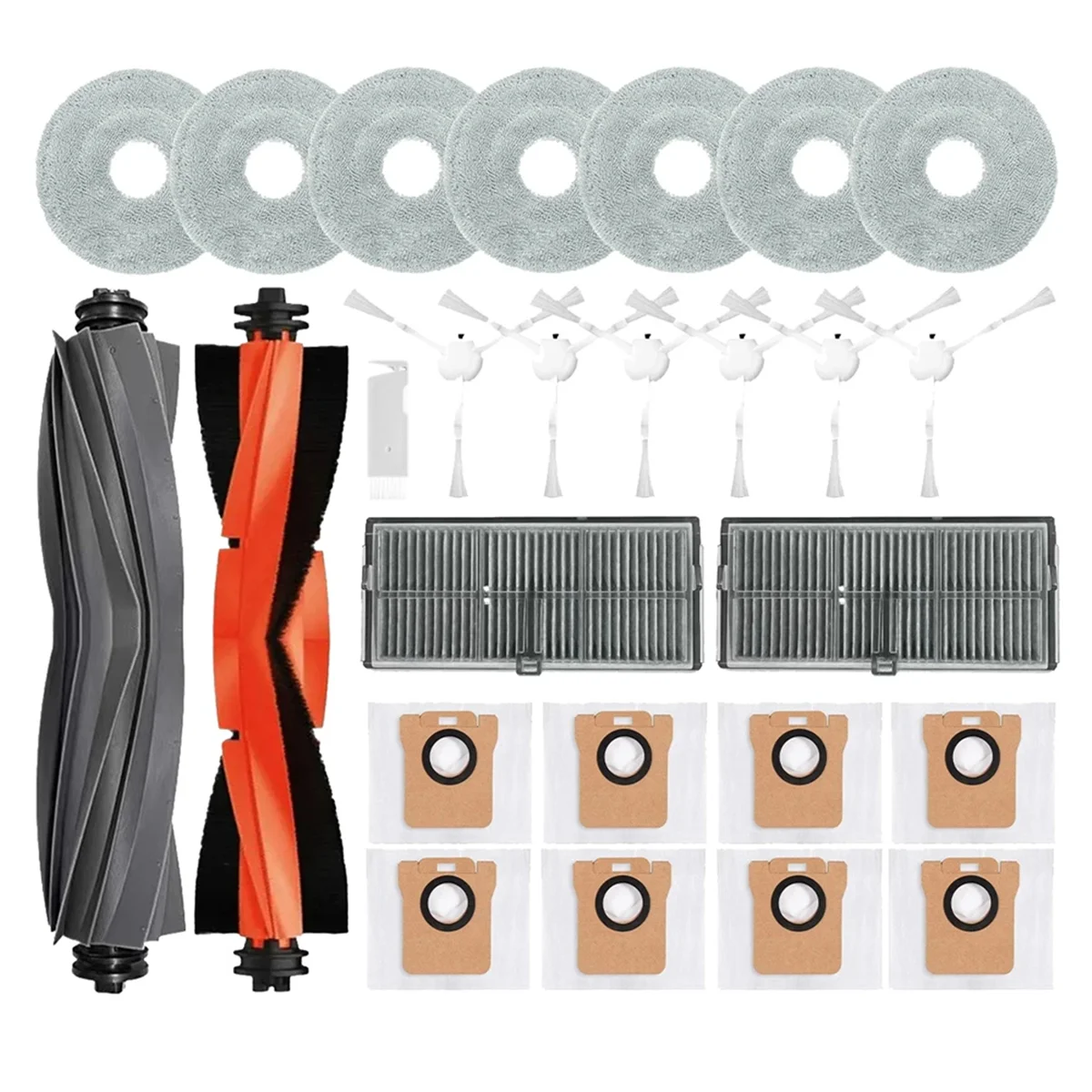 

For Xiaomi Mijia M30S D103CN Robot Vacuum Cleaner Main Side Brush Hepa Filter Dust Bag Mop Cloth Replacement Parts