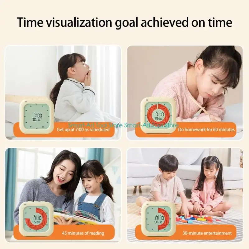 E1PB Task Management Timers For Classroom Office Gym Kitchen Countdowns
