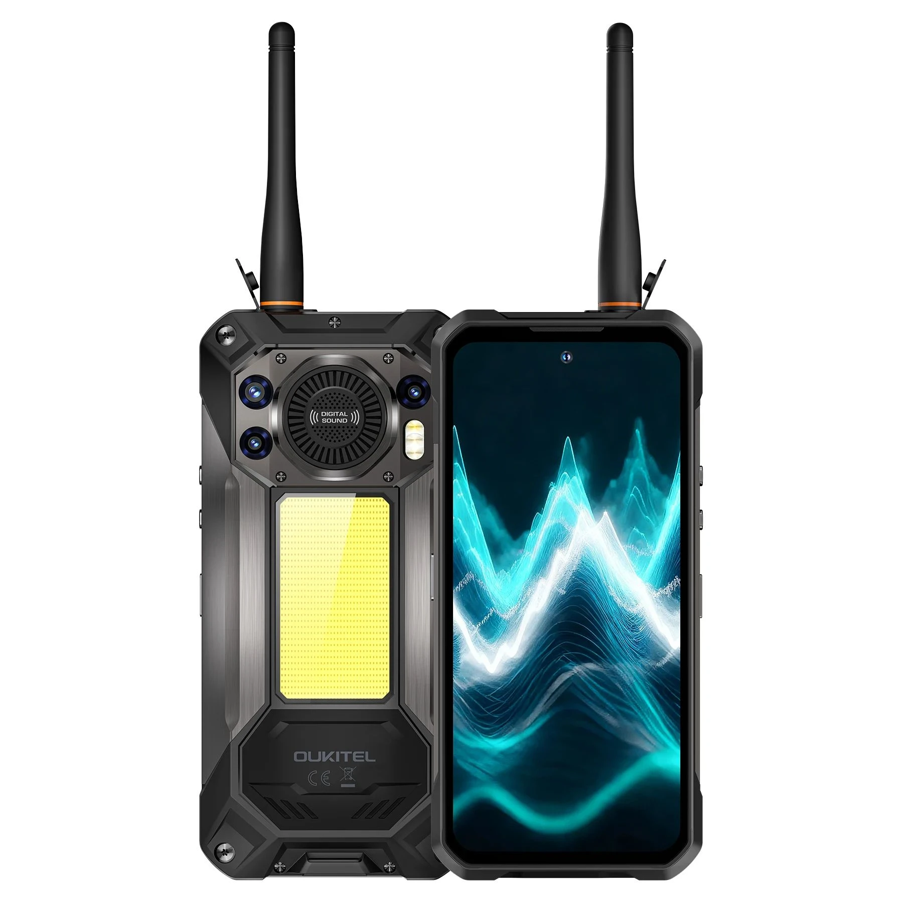 OUKITEL WP61 plus 5G Rugged Smartphone 120Hz Display 20000mAh Battery Android 16 NFC 36GB RAM 512GB Storage 108MP Walkie Talkie