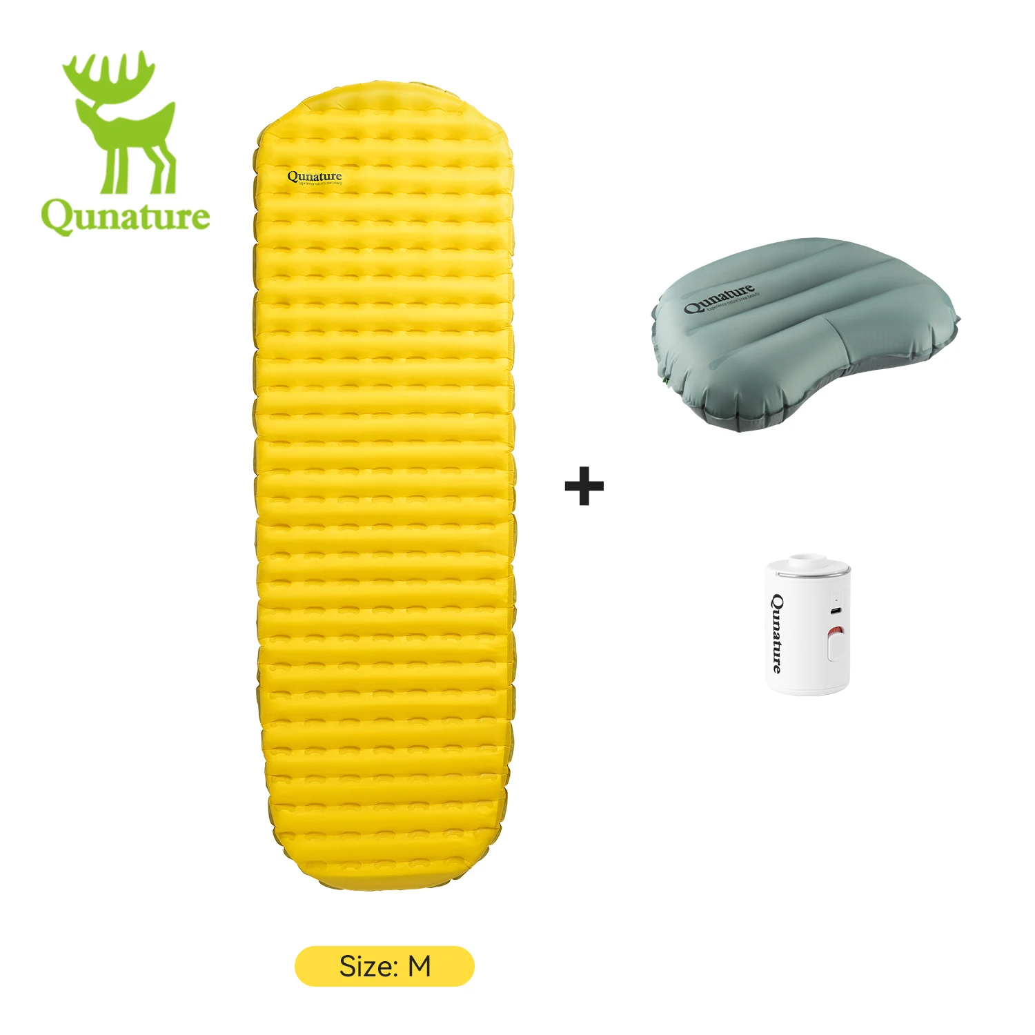 Qunature 2 Teile/satz Outdoor Camping Aufblasbare Matratze Schlafen Bett Ultraleicht Wandern Picknick Strand Matten Luft Kissen Mit Kissen 4