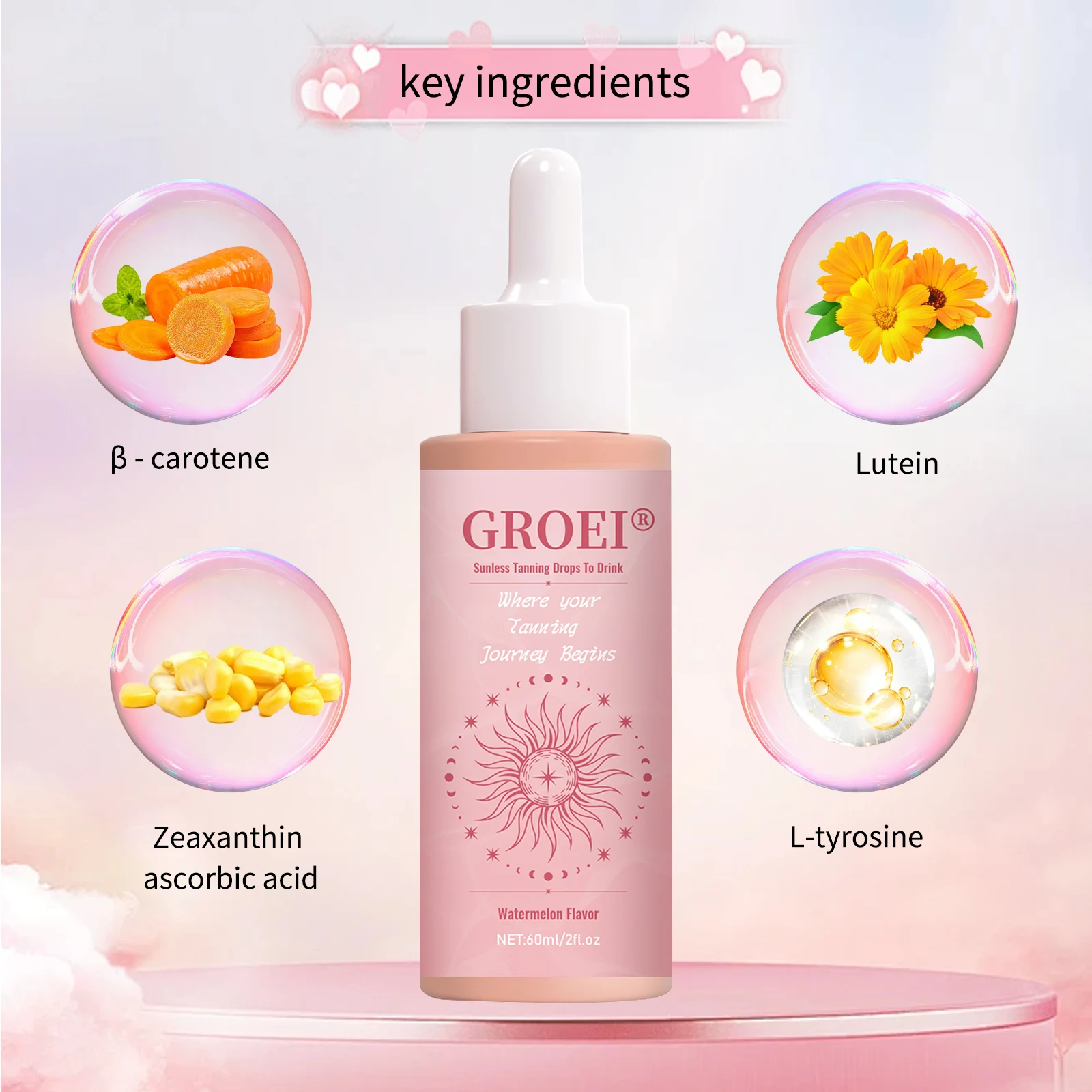 Self Tanning Drops Water Serum Skin Natural Sunless Outdoor Accelerator Prevent Dryness Natural Tanning Boosting Or Face Body - view 5