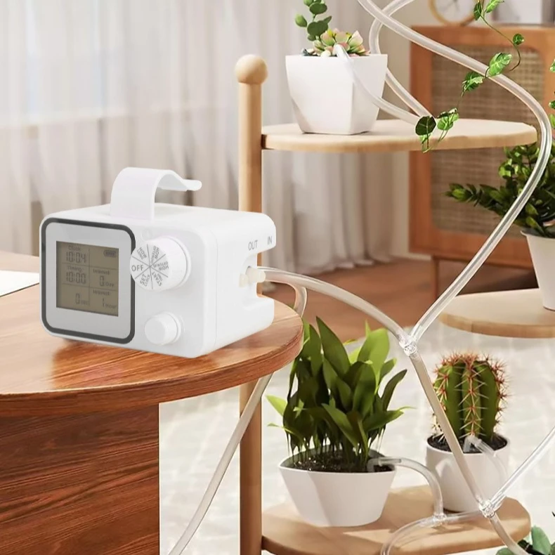 

Smart Plant Watering Device for Home Gardening Office Potted Plants Timed Drip Irrigation System Lazy Automatic Flower Watering