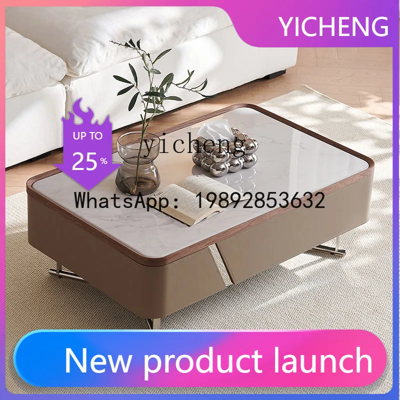 

TT box coffee table new living room household small apartment marble minimalist creative high sense