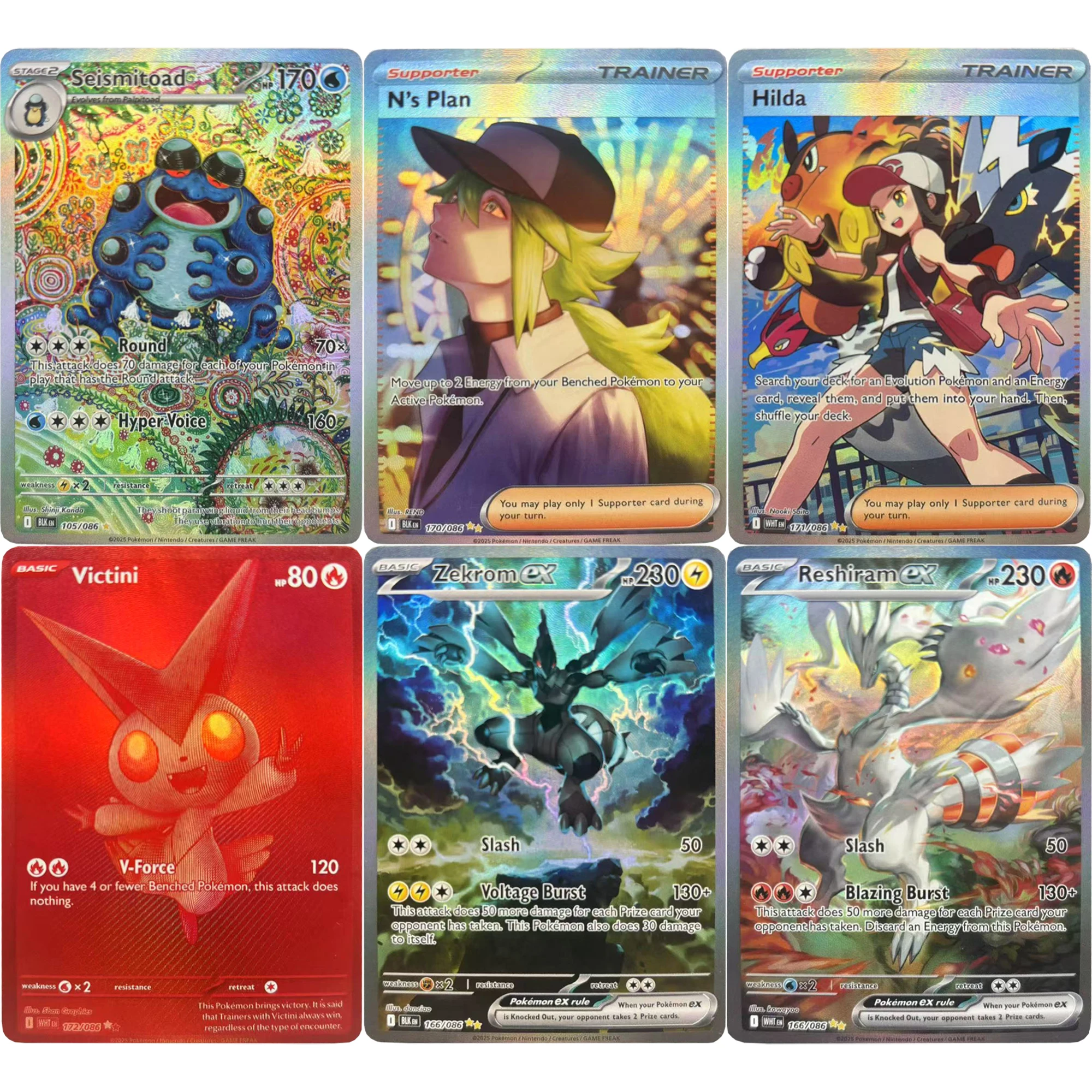 

Diy Self Made PTCG Reshiram Zekrom Rayquaza Mew Charizard Flash Card Kyurem Hydreigon Classic Anime Collection Cards Gift Toys