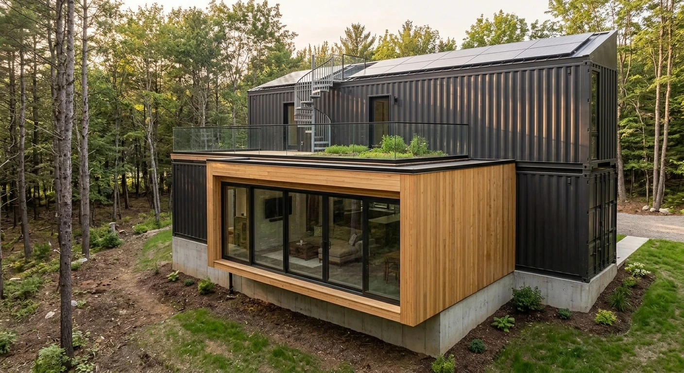 Economic Prefab House Expandable Container House with 2 Bedroom Kitchen Bathroom for Residential Use Modular House