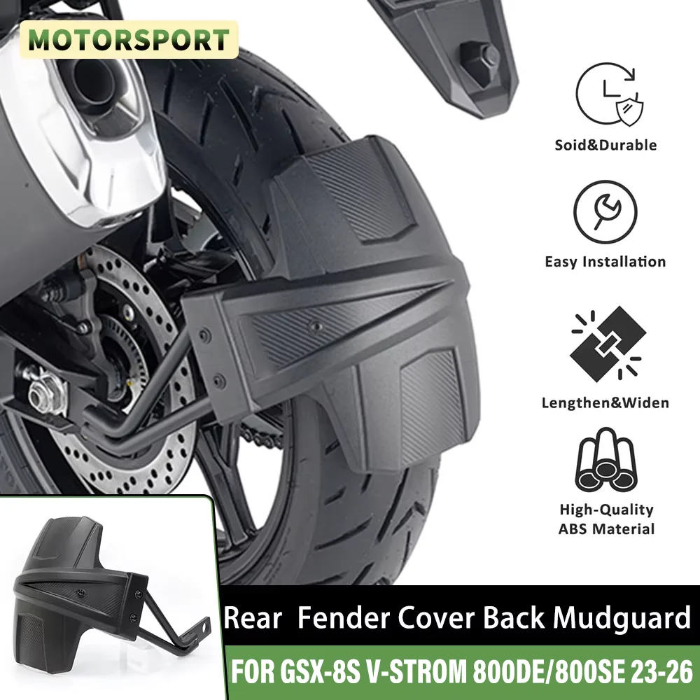 FOR SUZUKI GSX-8S V-STROM 800DE 800SE 2023 2024 2025 2026 Motorcycle Rear Fender Hugger Mudflap Splash Mud Guard Cover Protector