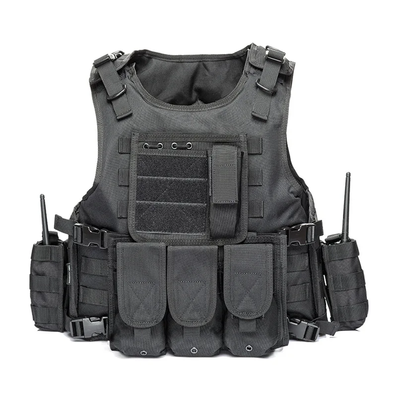 Army Combat Vest Multi functional Army Combat Equipment 600D Amphibious Hunting Airgun Colored Bullet Protective Vest