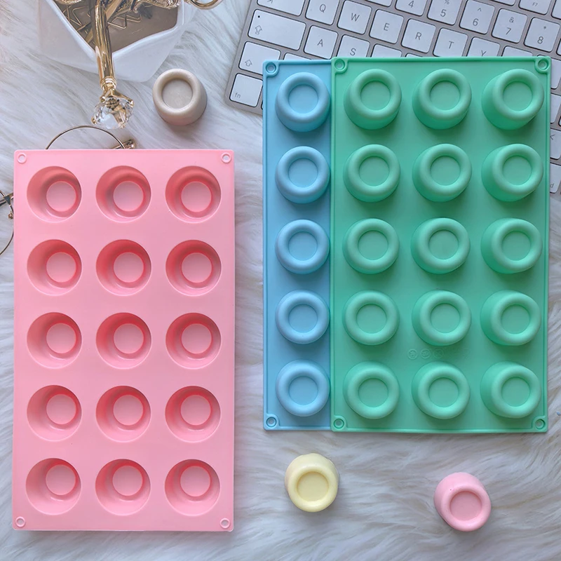 15 Continuous Chocolate Silicone Mold DIY Baking Biscuit Cake Decoration Mold Ice Grid Pudding Mold Kitchen DIY Snack Baking