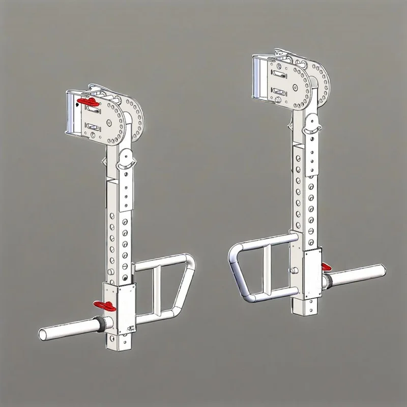 Fitness equipment accessories, adjustable tension arm, multi-function power frame, Smith machine, universal thrust arm