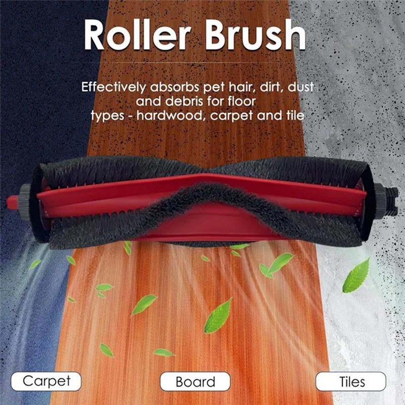 YCOC-19PCS استبدال أجزاء ل Roborock Q7 TF / Q7 TF + ملحقات المكنسة الكهربائية الجانب الرئيسي فرشاة تصفية ممسحة كيس لجميع الغبار