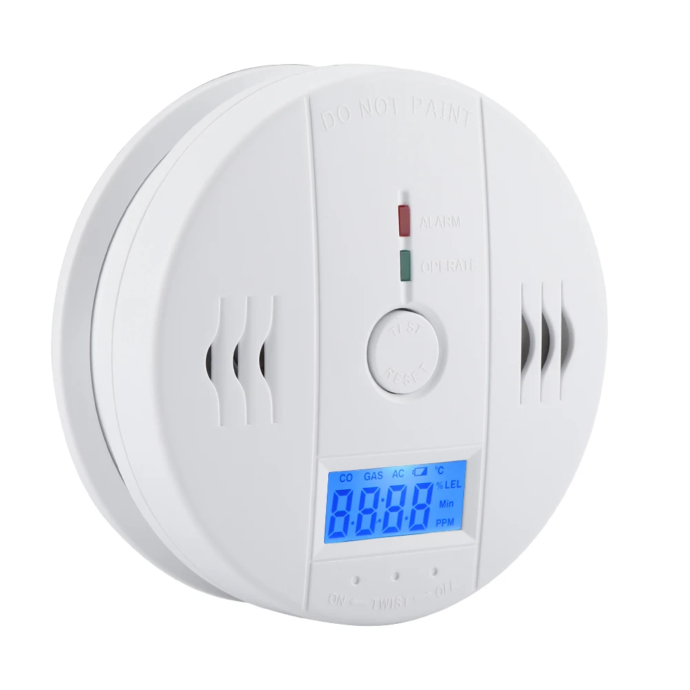 Household LCD Digital Carbon Monoxide Detector CO Alarm CO Sensor Monitor Carbon Monoxide Detector