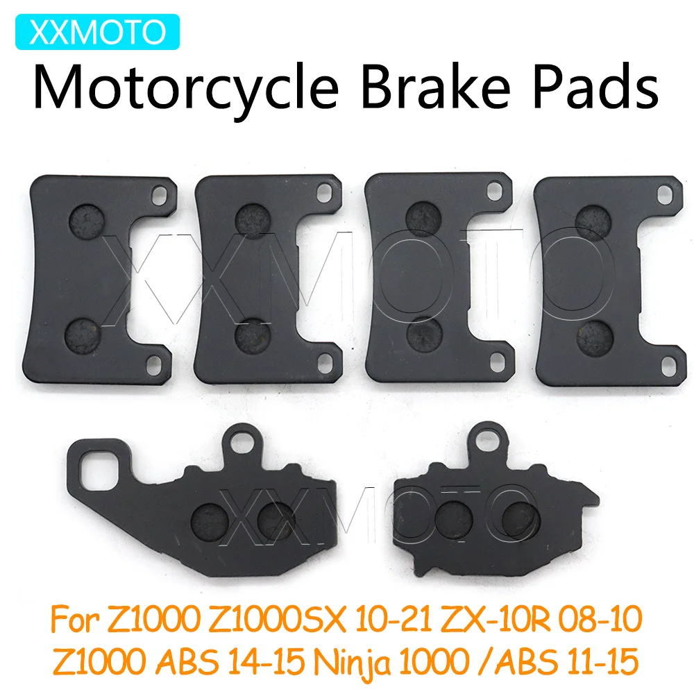 

For Kawasaki ZX10R ZX 10R ZX-10R Z1000SX Ninja 1000 Z1000 ABS Z 1000 SX Motorcycle Front Rear Brake Pads ZX10R Accessories