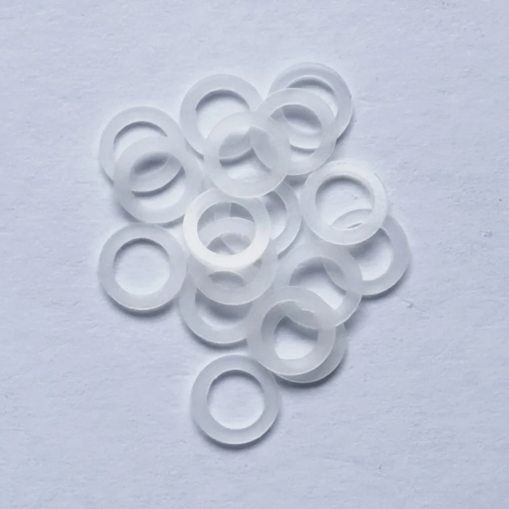 100pcs/lot 6*4mm 7*4mm 7*5mm pet hair Scissors parts pvc washers