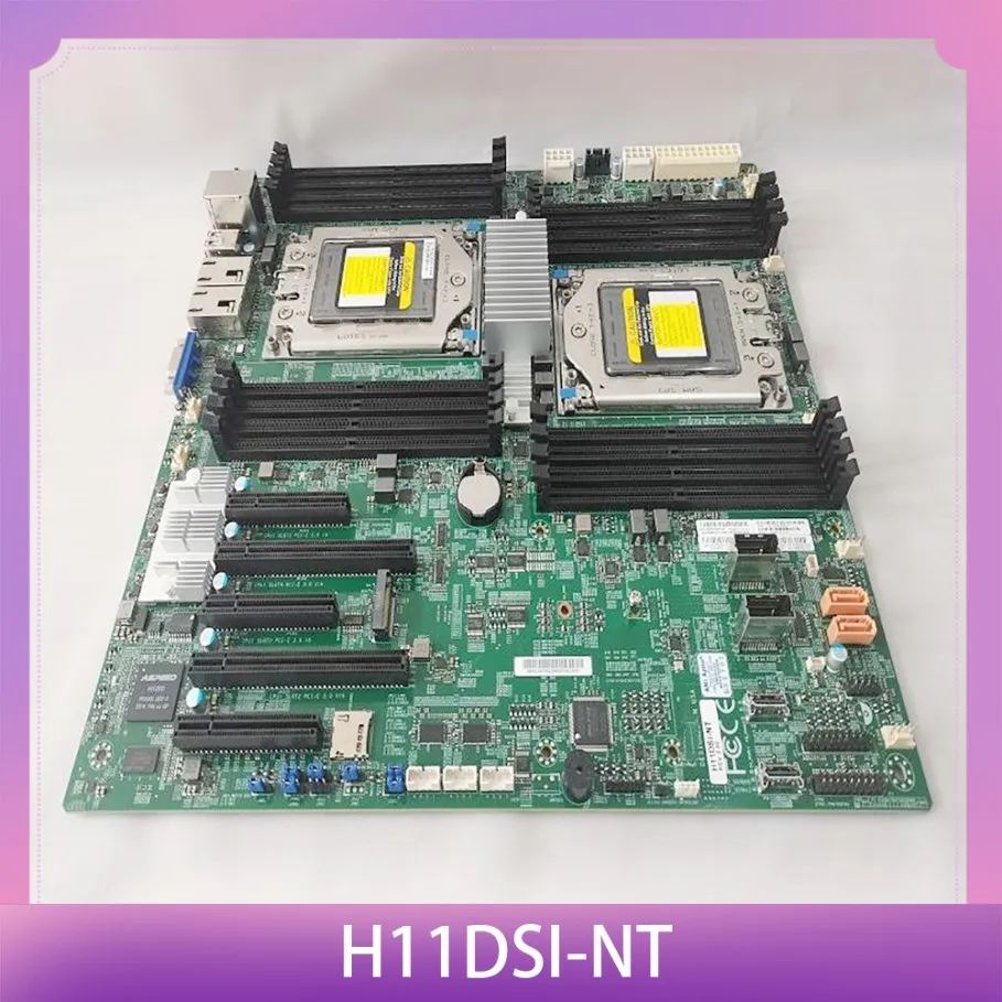 Dual Channel Server Motherboard 7001/7002 Series ECC DDR4 For Supermicro H11DSI-NT