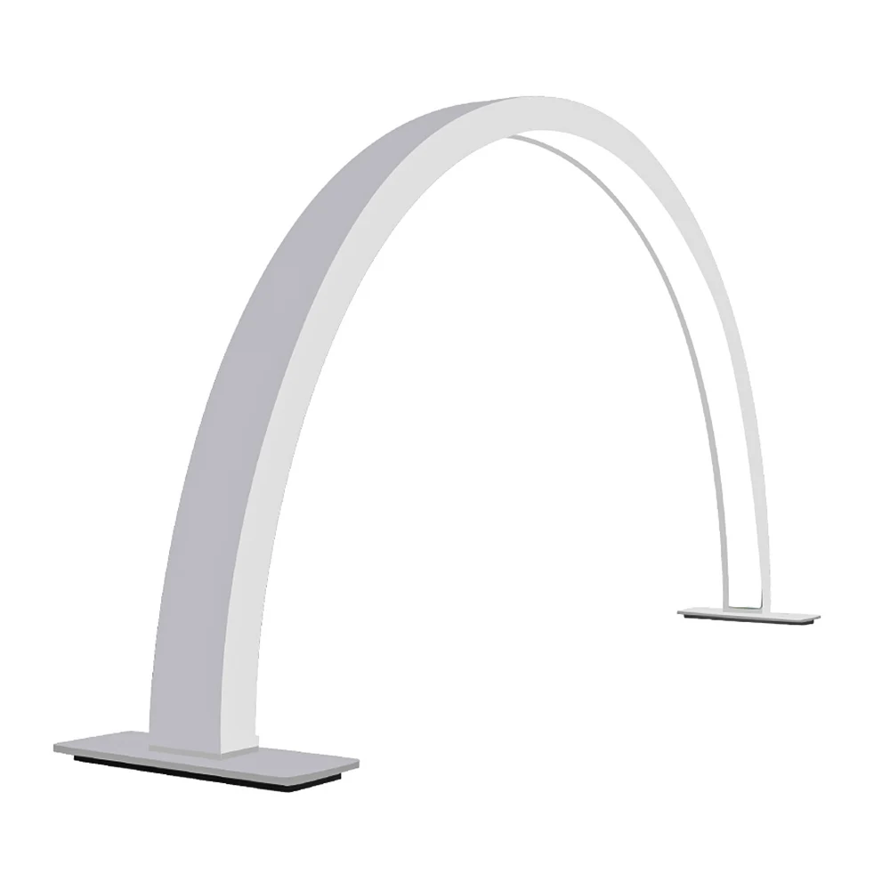 Lampe de bureau LED demi-lune 56cm, lumière vidéo à intensité variable 36W avec température de couleur 2700K-5600K, luminosité à 10 niveaux