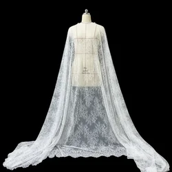 3Meters Eyelash Lace Trim Off White Wedding lace Thin and soft eyelash lace fabric 1.5x3 meters/piece sewing for women gowns NEW