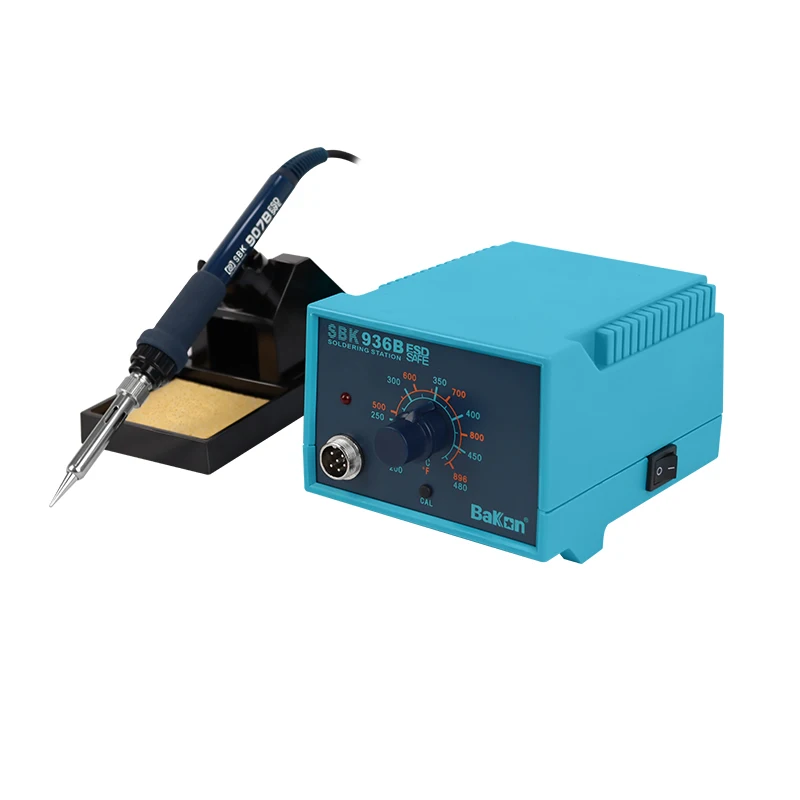 Bakon 65W SBK936B New SMD Rework Electronics Soldering Iron Station With Heating Element C1321