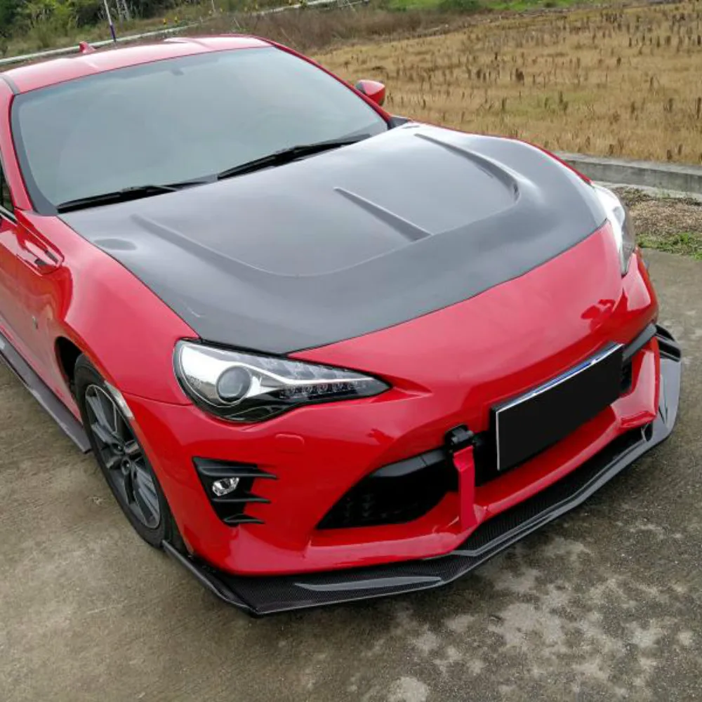 

CKMUUER Carbon Fiber Front Bumper Lip Side Skirts Door Aprons Rear Diffuser Rear Lip Splitters For Toyota GT86 FT86 2012-2020