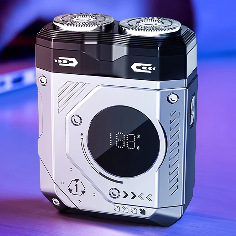 

Портативная мини-электробритва с двумя лезвиями, перезаряжаемая USB водонепроницаемая бритва для бикини, подмышек, бритья, умная бытовая автофургоновая отель