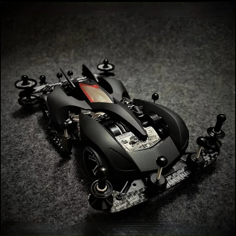 4WD, modified FMA chassis, front motor, fast pit viper, nine-color matte black spray paint, gift box.