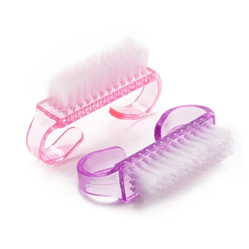 Nail Art Tools Kit mit großer Nagellackbürste, Staubbürste, Reinigungsbürste und Nagelhautschieber