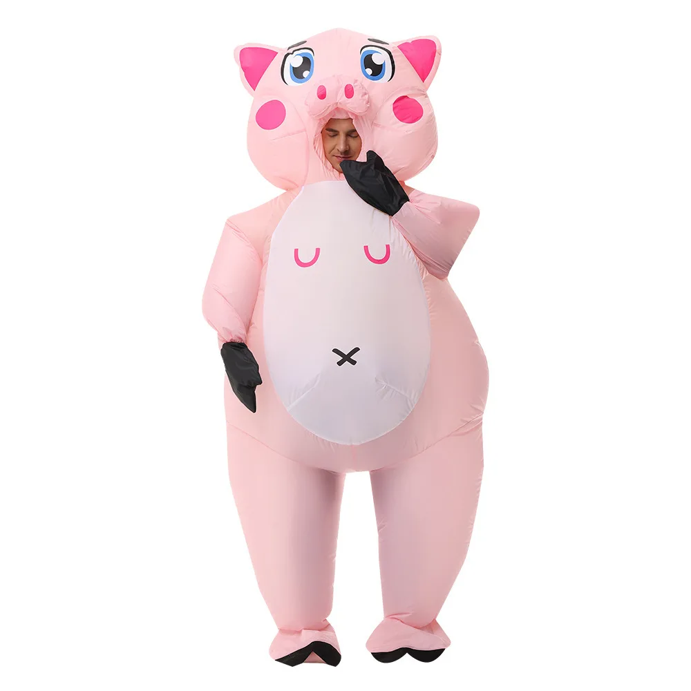 Pink Salamander Koala Inflatable Costume Spooky Cartoon Doll Full Body Inflatable Costume Party Halloween Performance Props