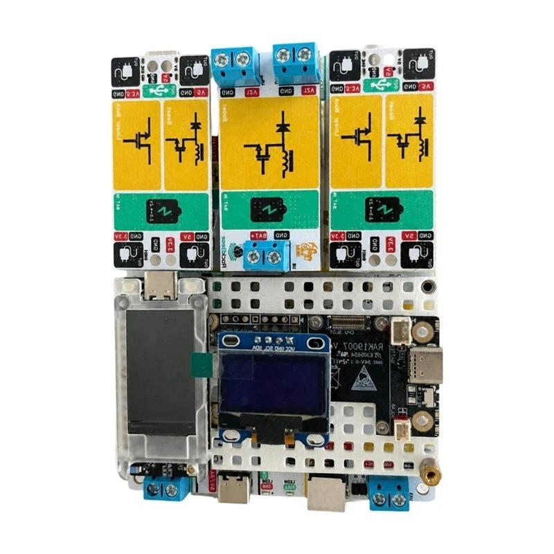 carte-d'alimentation-ups-mppt-solaire-ablu-batterie-18650-42-v-3-a-stockage-d'energie-solaire-30-μa-faible-puissance-pour-iot-basse-consommation