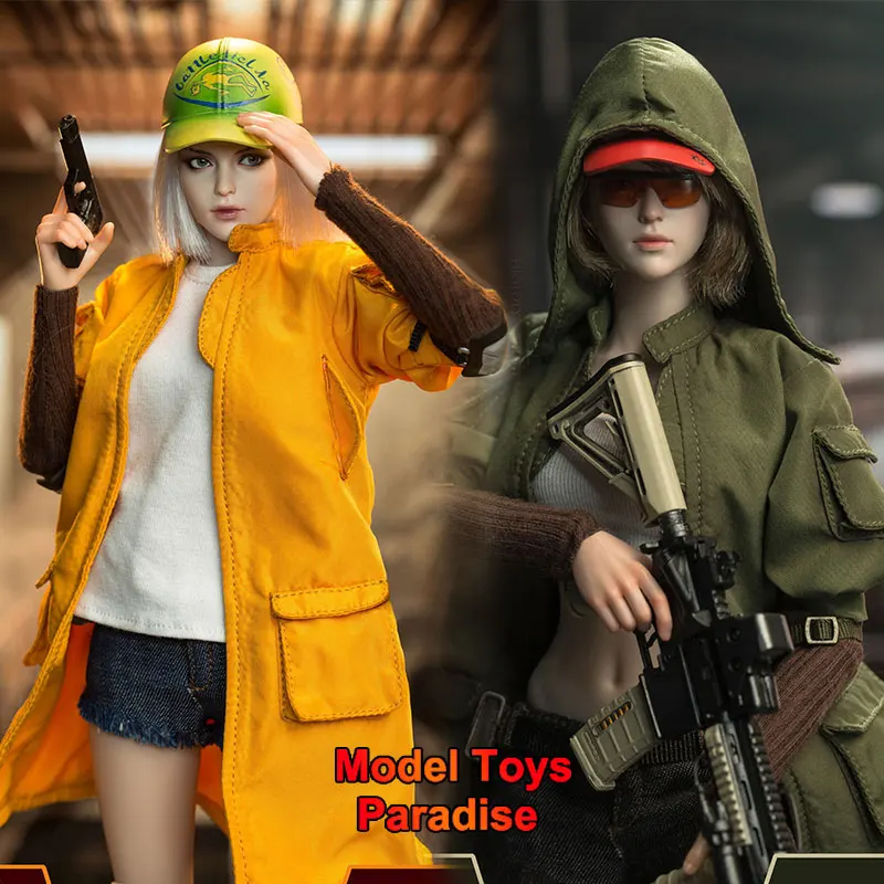 

Createmodels DZ-05 DZ-06 1/6 Коллекционные игрушки Снайперская двойная девушка подвижные глаза женщина-солдат 12 дюймов экшн-фигурка модель подарки