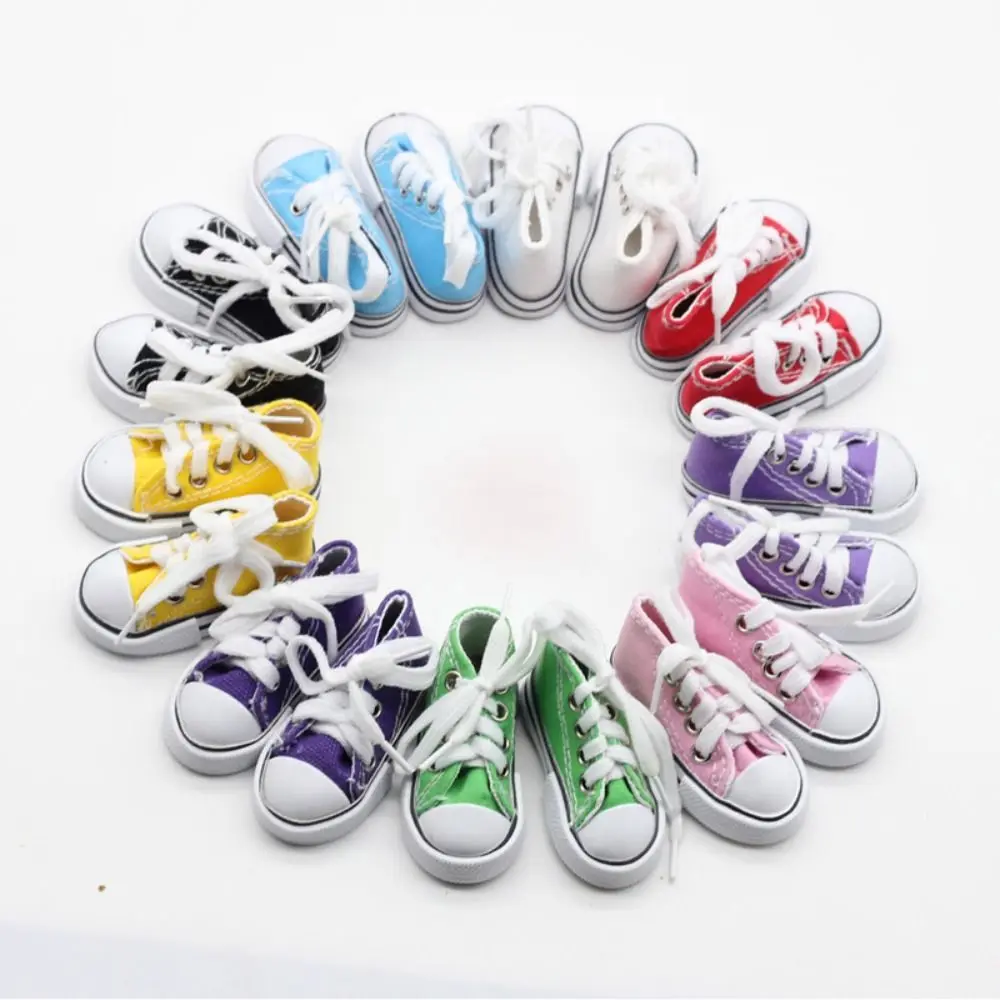 1/3 BJD Doll Shoes 1Pairs 7.5 CM Canvas Shoes Tennis Shoes Doll Dress Up Accessories Suitable for 23 Inch Doll Gift