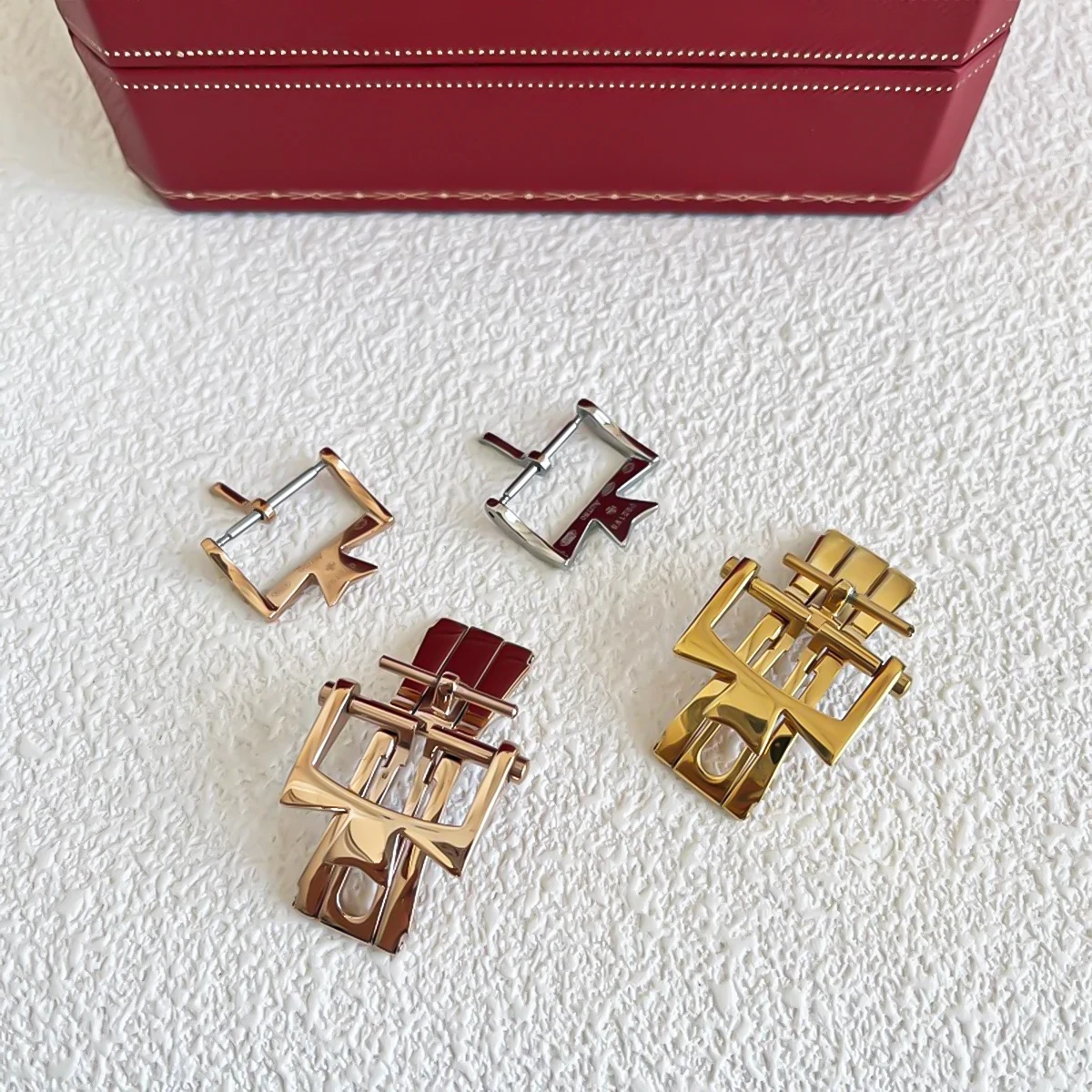 ل فاشيرون كونستانتين سلسلة ساعة مشبك اكسسوارات النمط الأصلي حزام ساعة اليد فراشة مشبك سوار 18 مللي متر 20 مللي متر المشبك