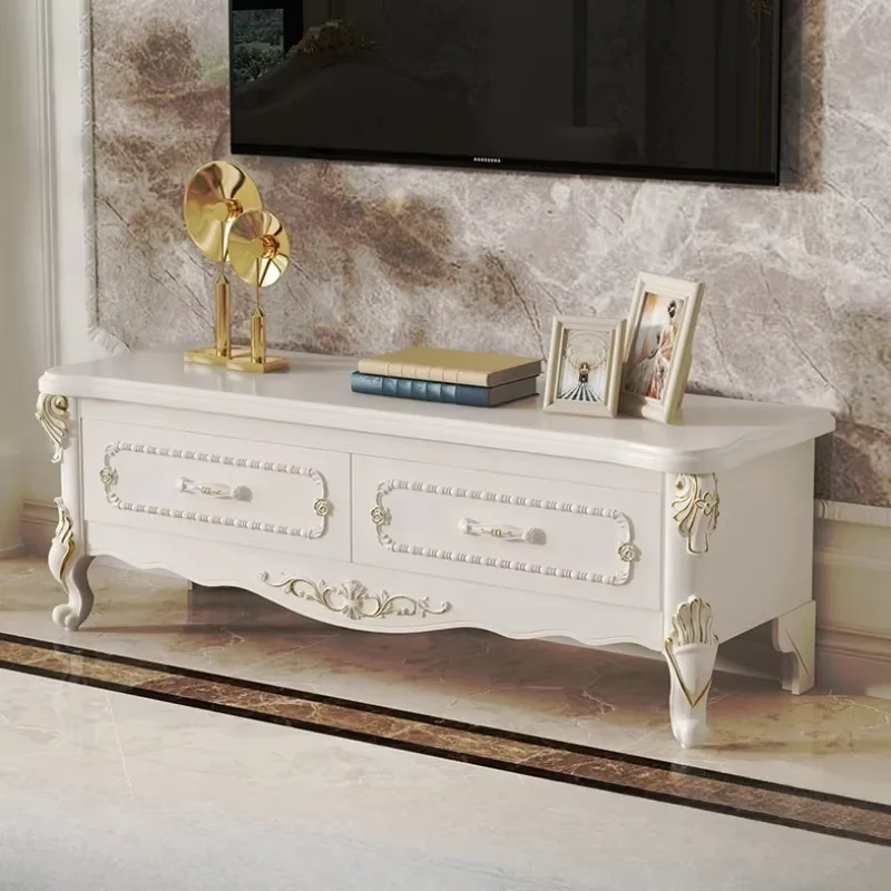 Bedroom High Handles TV Table Storage Floor Beige Modern Doors TV Table Caninet Cheaper Muebles Salon Moderno Home Furniture