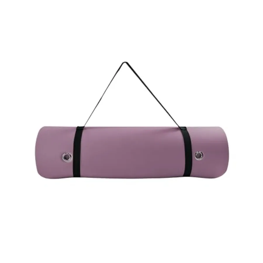 

Hanging Yoga Mat Pilates Mat Exercise Mat for Home Workouts with Carry Strap V Pattern Multiple Colors