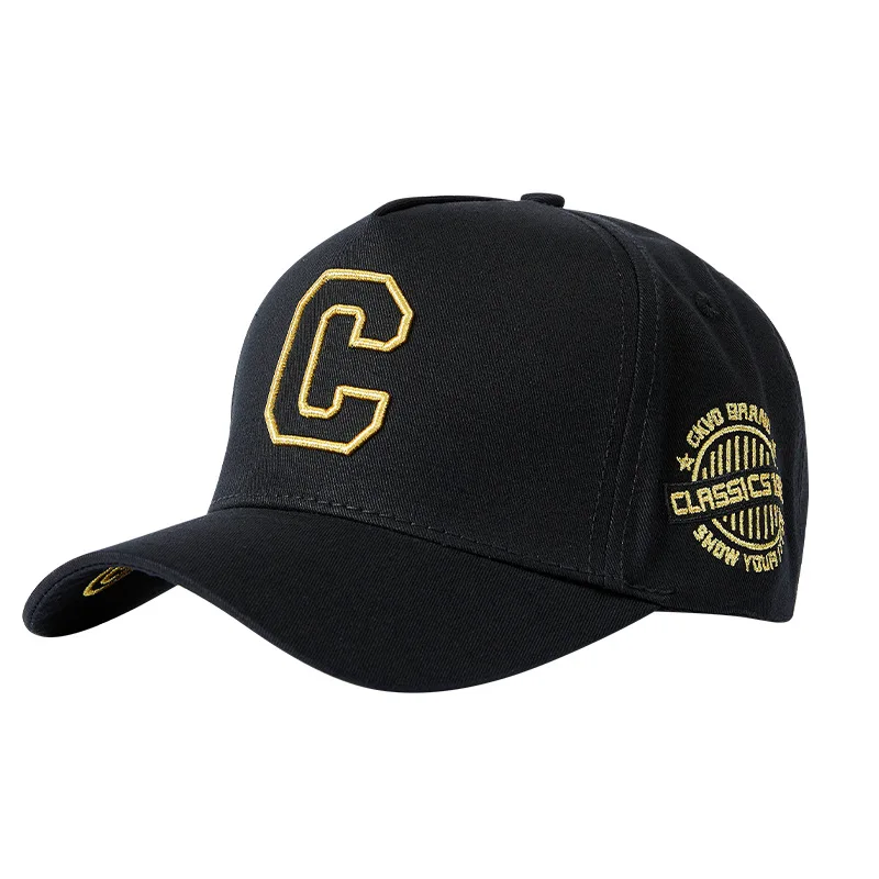 High Quality XXL Large Plus Size Men Baseball Cap Letter C Embroidery Cotton Adjustable Sports Hat Big Head Fashionable