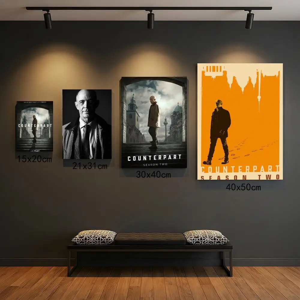tv series C-Counterpart-T Poster Peel and Stick Wall Art for Cafe Office Bar and Home Decoration