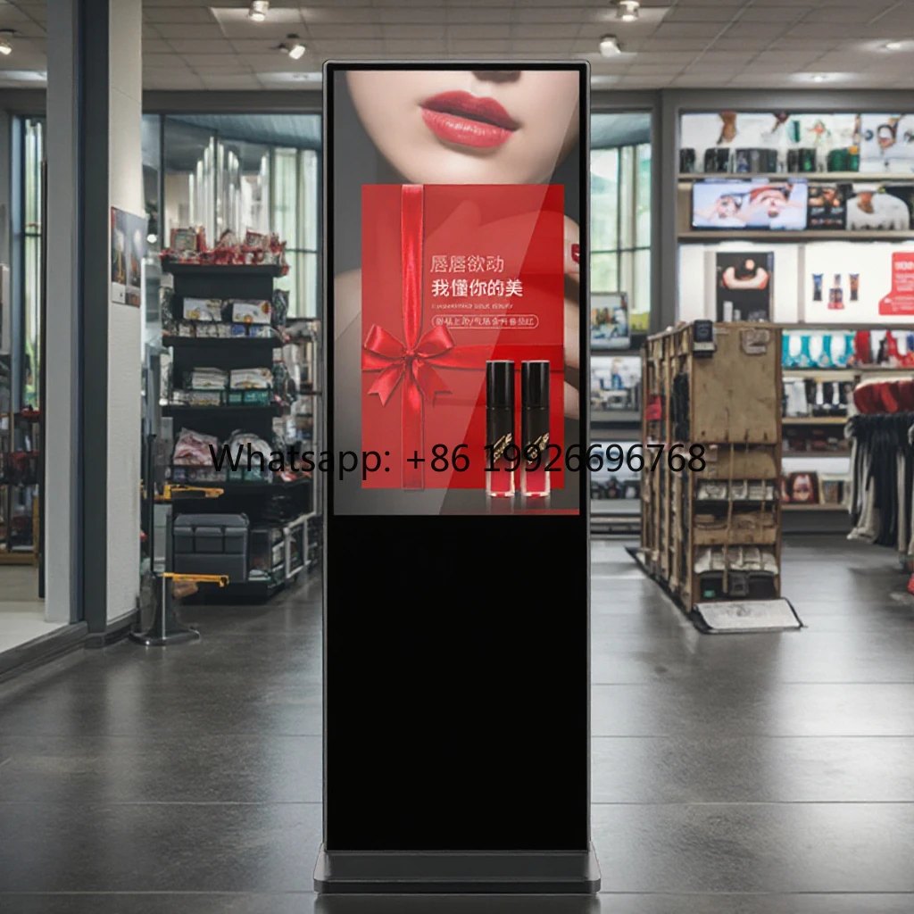 55 Inch Display  Indoor   LCD Display Kiosk Touch Screen OEM Digital Signage with SDK Function for Advertising