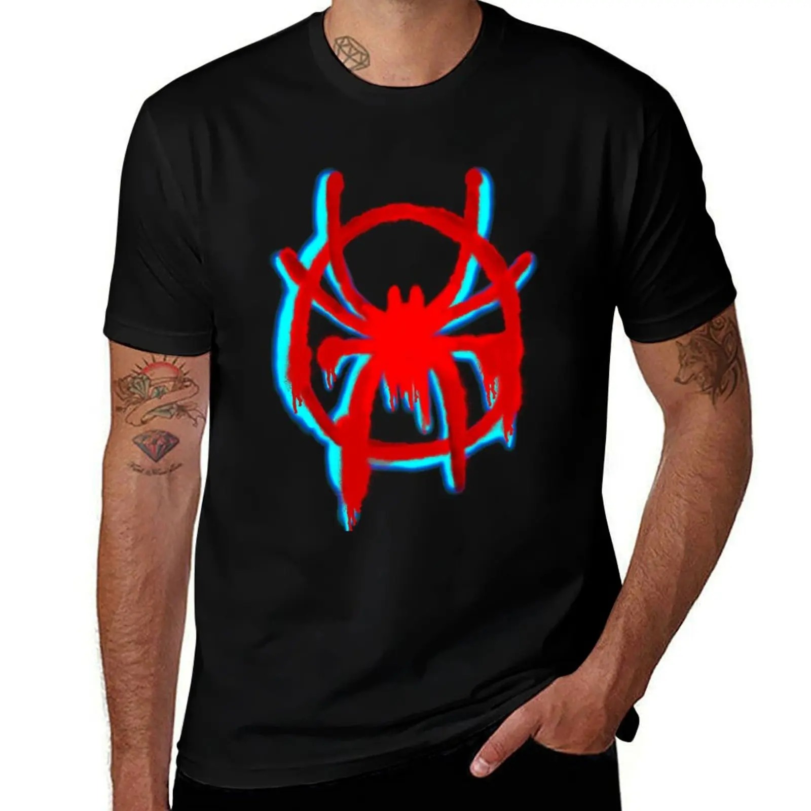 M. Morales Neon T-Shirt Halloween Theme T-Shirt