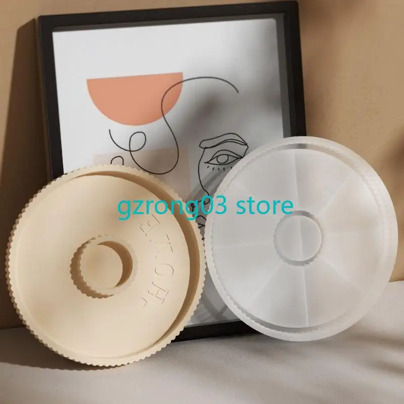 

127C Round Silicone Tray Mold Easy Releasing Molds Resin Crafting Mould Creative Projects Mould for Crafting and Home Decors