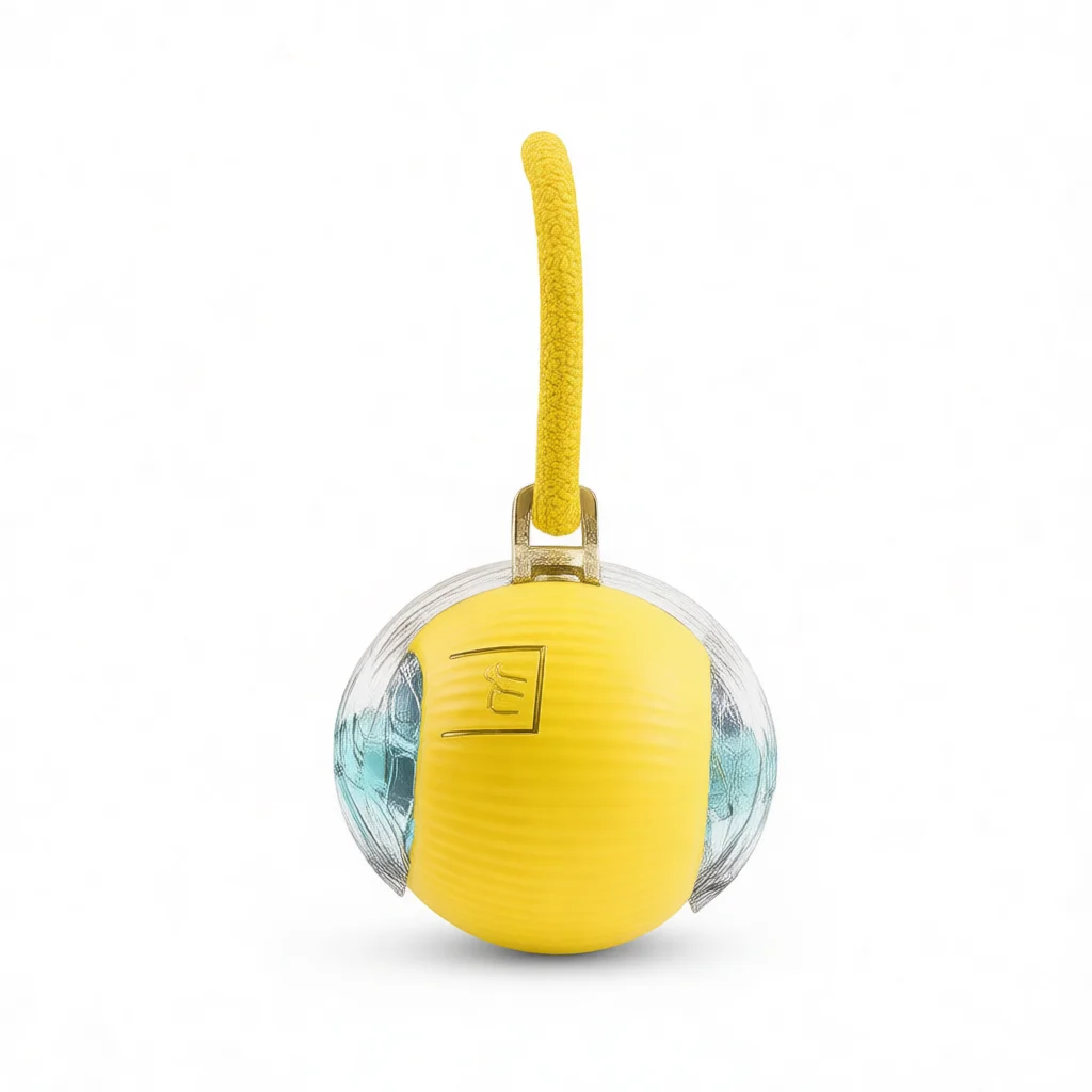 Smart Interactive Cat Rolling Ball Automatic Motion Teaser Toy Rubber Chase Exercise Accessory For Indoor Kitten Playing Fun
