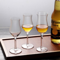Designer Nosing Whisky Glass Liqueur, Lead-free Crystal Wine Cup, Cognac Brandy Snifters, Whiskey Taster Fragrance Smell Goblet